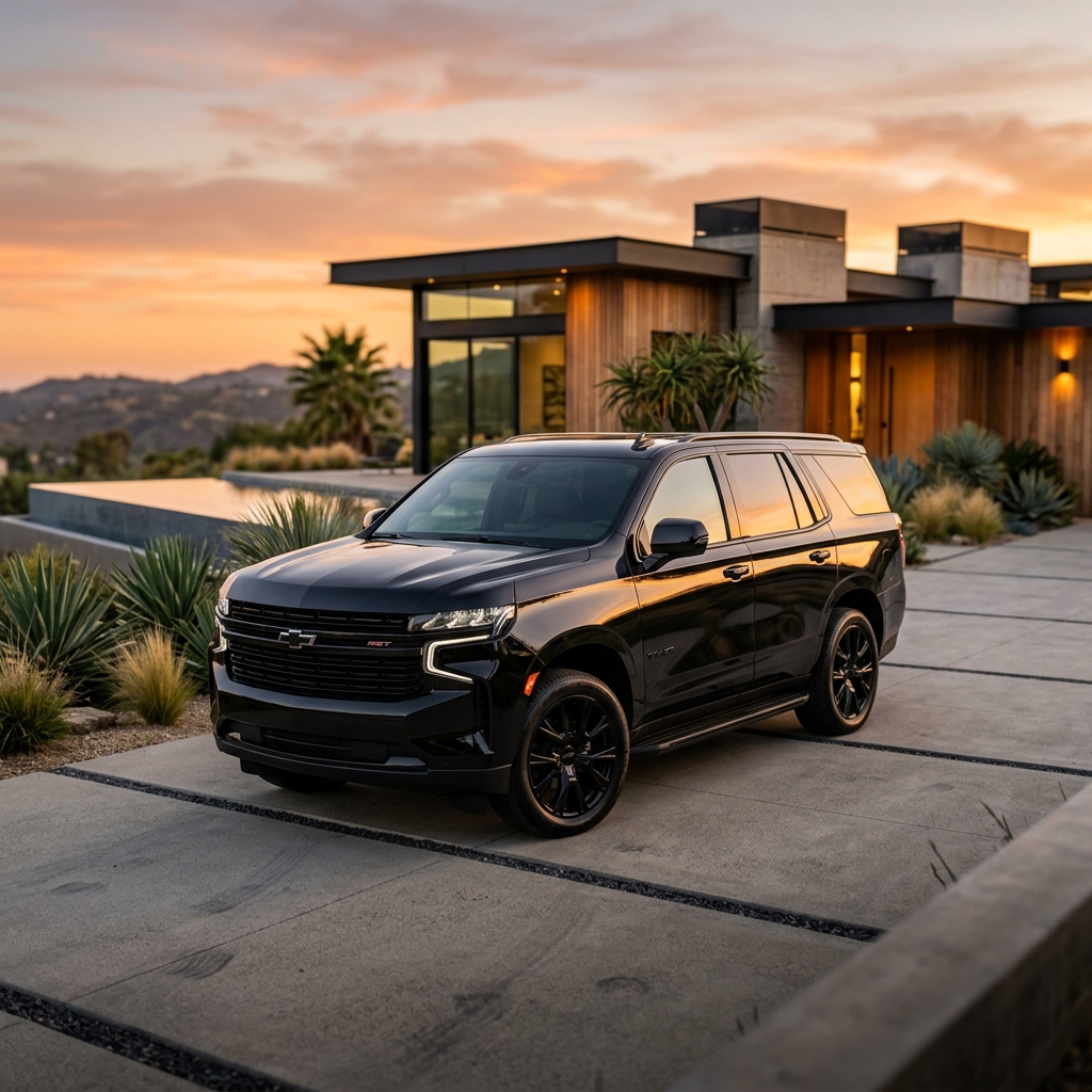 Black Chevrolet Tahoe RST
